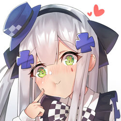 This is a pixiv picture whose title is hk416.