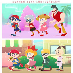 This is a pixiv picture whose title is MOTHER30th!.