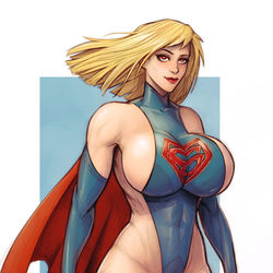 This is a pixiv picture whose title is Supa-Girl.