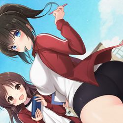 This is a pixiv picture whose title is マネージャー文香と新人マネージャーのありす.