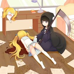 This is a pixiv picture whose title is 摸鱼的小死神~.