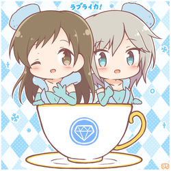 This is a pixiv picture whose title is ティーカップラブライカ.