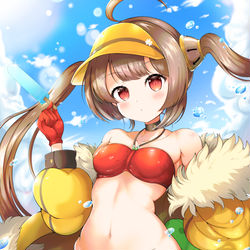 This is a pixiv picture whose title is 平海（水着）.