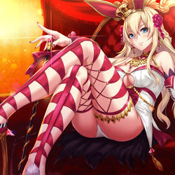 This is a pixiv picture whose title is バニーウォースパイト.