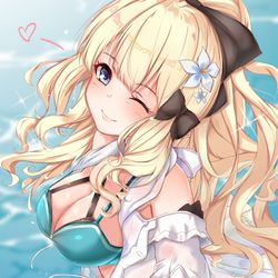 This is a pixiv picture whose title is 水着サレンちゃん.