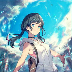 This is a pixiv picture whose title is 晴れるよ！！.