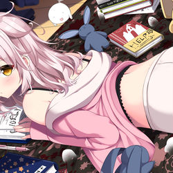 This is a pixiv picture whose title is 「もー、みんなどこから憑いてきたの？」.