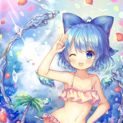 This is a pixiv picture whose title is チルノの夏休み！.