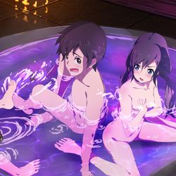This is a pixiv picture whose title is 天気の子　例のシーン.