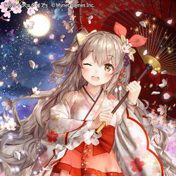 This is a pixiv picture whose title is 野点の置傘カラカサ.