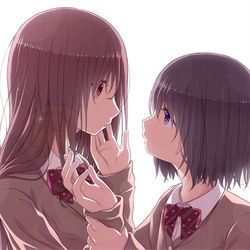 This is a pixiv picture whose title is 3秒前と3秒後.