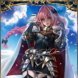 This is a pixiv picture whose title is 阿斯托尔福 Astolfo .FGO..