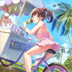 This is a pixiv picture whose title is 水着ちょこちゃん.