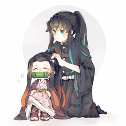 This is a pixiv picture whose title is 一緒にぽにて.