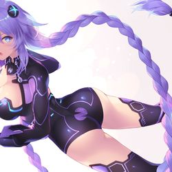 This is a pixiv picture whose title is パープルハート.