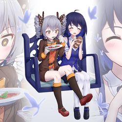 This is a pixiv picture whose title is 記憶の味　～ブローニャとゼーレ～.