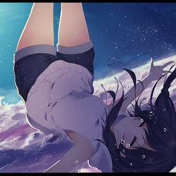 This is a pixiv picture whose title is 天気の子.