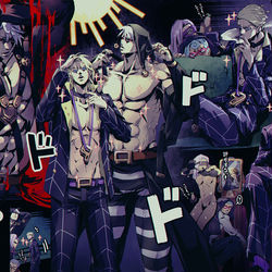 This is a pixiv picture whose title is 【ジョジョ5②】ベネの風.