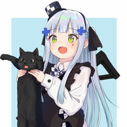 This is a pixiv picture whose title is HK416.