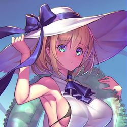 This is a pixiv picture whose title is 夏.