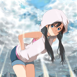 This is a pixiv picture whose title is 雨のち今晴れ.