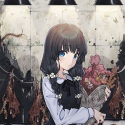 This is a pixiv picture whose title is insect.