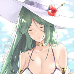 This is a pixiv picture whose title is Summer Palutena.