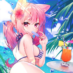 This is a pixiv picture whose title is 夏ですね！【C96三日目西Q30a】.