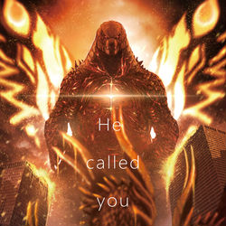 This is a pixiv picture whose title is 【C96新刊】He called you”Old friend”.