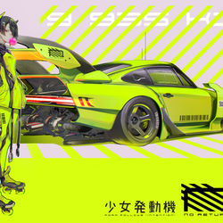 This is a pixiv picture whose title is SILHOUETTE RACERS.