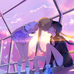 This is a pixiv picture whose title is Seiya, close your eyes.