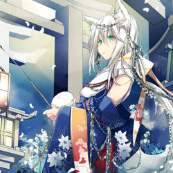 This is a pixiv picture whose title is 宵宮.