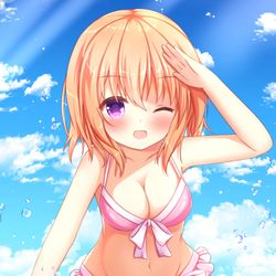 This is a pixiv picture whose title is 水着ココア.