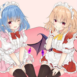 This is a pixiv picture whose title is レミフラ.