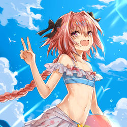 This is a pixiv picture whose title is Astolfo.