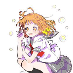 This is a pixiv picture whose title is シャボン玉.