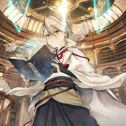 This is a pixiv picture whose title is 時の大図書館.