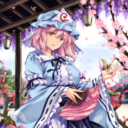 This is a pixiv picture whose title is 令和の白玉楼.