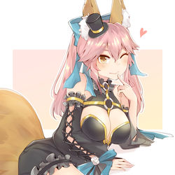 This is a pixiv picture whose title is 玉藻の前.