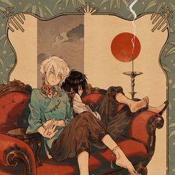 This is a pixiv picture whose title is 今は.