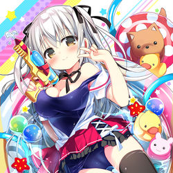 This is a pixiv picture whose title is さまーさまー！.
