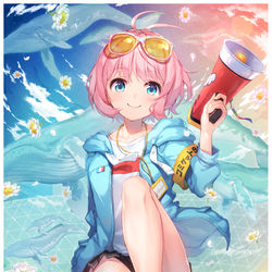This is a pixiv picture whose title is comic market 96 企業ブースパンフレット表紙.