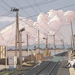 This is a pixiv picture whose title is ひぐらし.