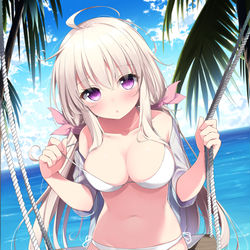 This is a pixiv picture whose title is 白みずき".