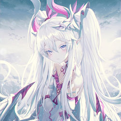 This is a pixiv picture whose title is 白.