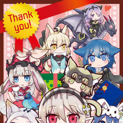 This is a pixiv picture whose title is 【C96】お礼用ポストカード.