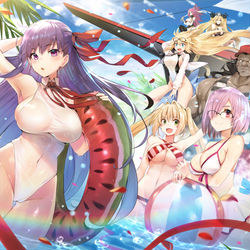 This is a pixiv picture whose title is 暑い夏の始まり！.