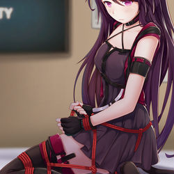 This is a pixiv picture whose title is 【アークナイツ】玫兰莎.