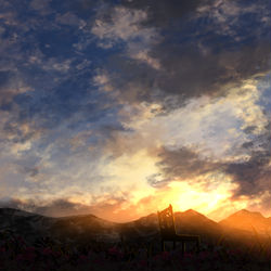 This is a pixiv picture whose title is 君のいない世界.