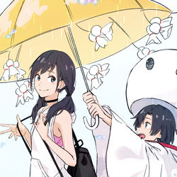This is a pixiv picture whose title is お天気ガール.